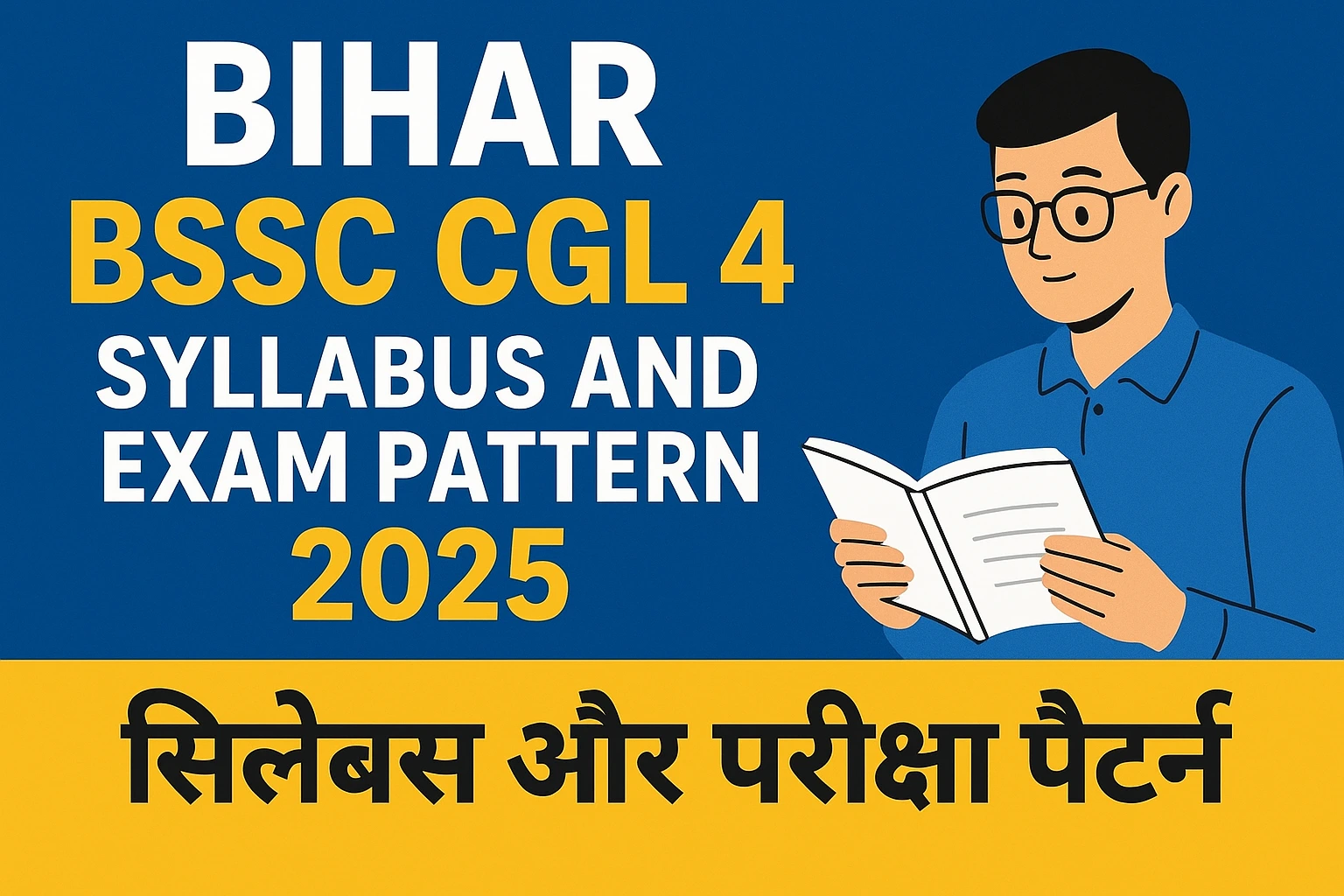 Bihar BSSC CGL 4 Syllabus and Exam Pattern 2025