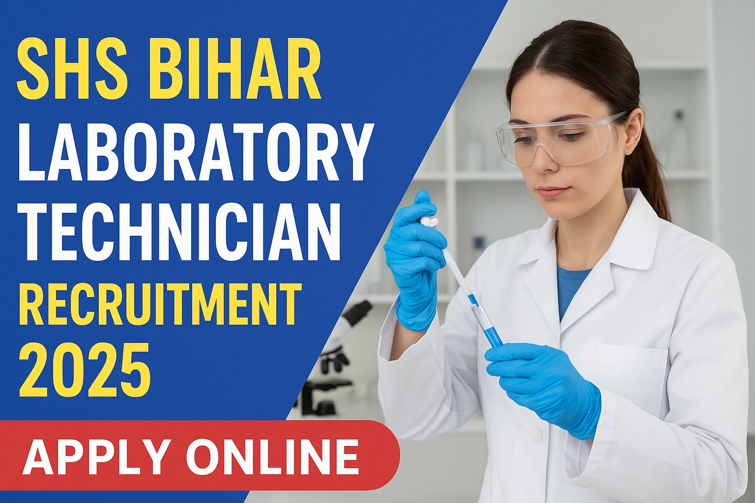 SHS Bihar Laboratory Technician Recruitment 2025