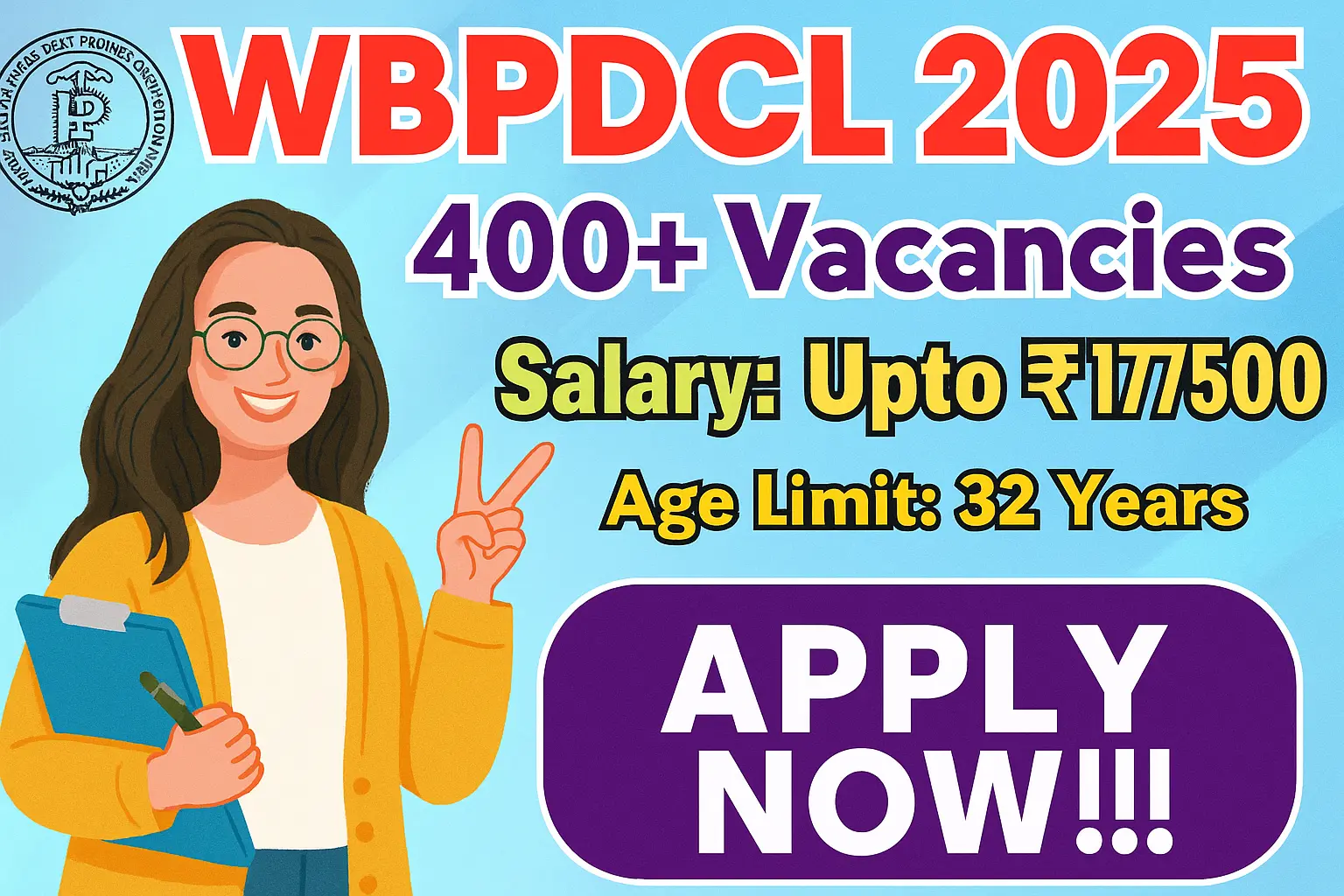 WBPDCL Recruitment 2025 - Apply Online for 499 Draughtsman, Office Executive and Other Posts
