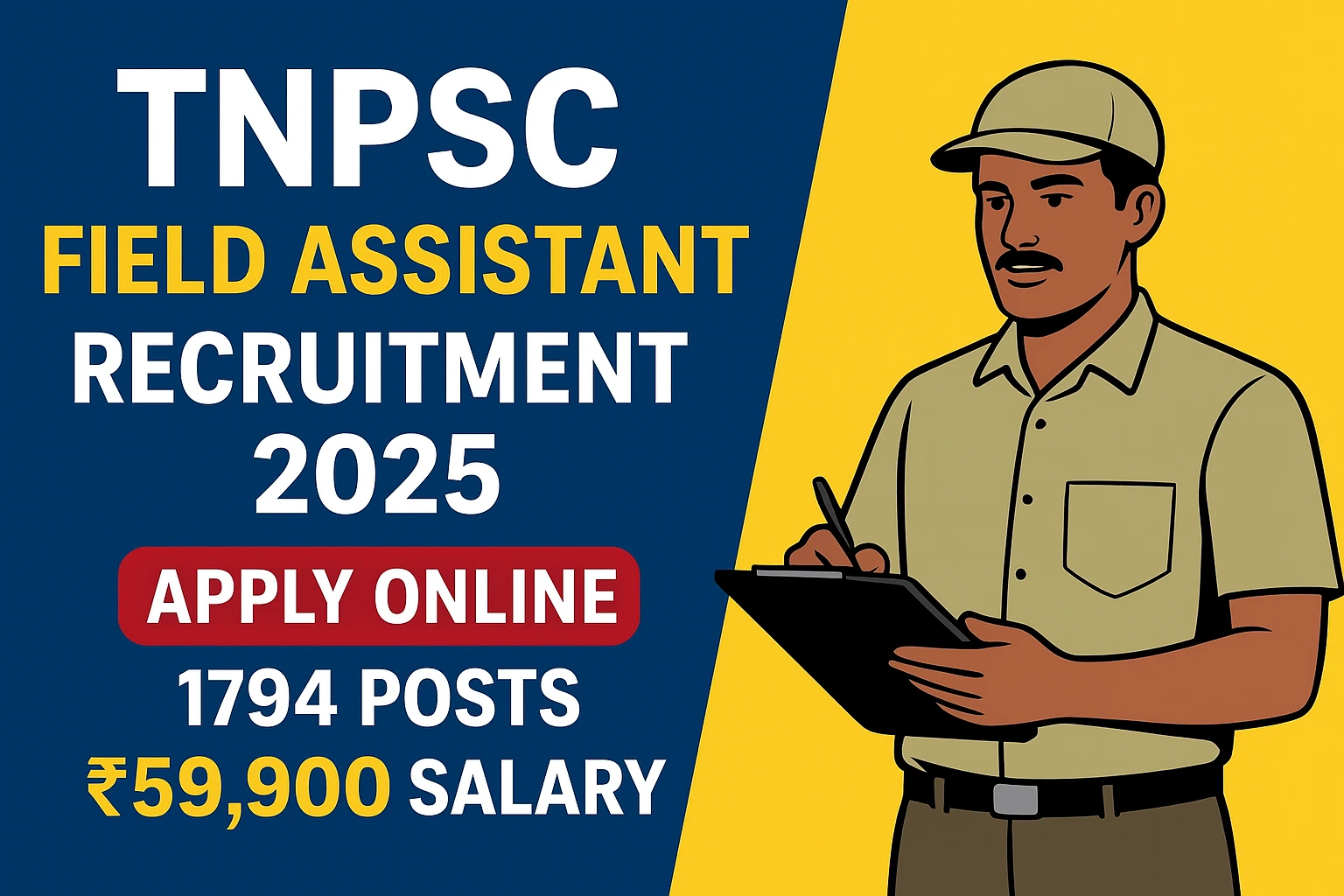 TNPSC Field Assistant Recruitment 2025