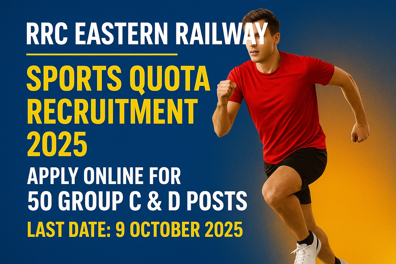 RRC Eastern Railway Sports Quota Recruitment 2025