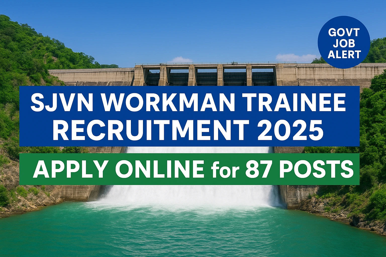 SJVN Workman Trainee Recruitment 2025
