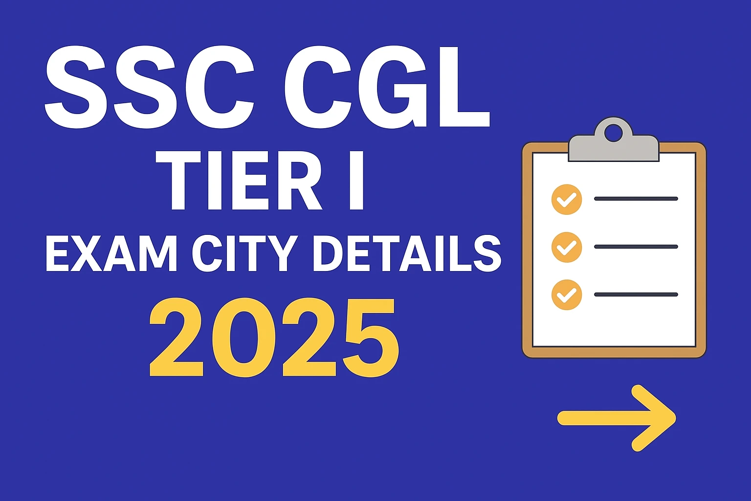 ssc cgl tier I exam city details 2025