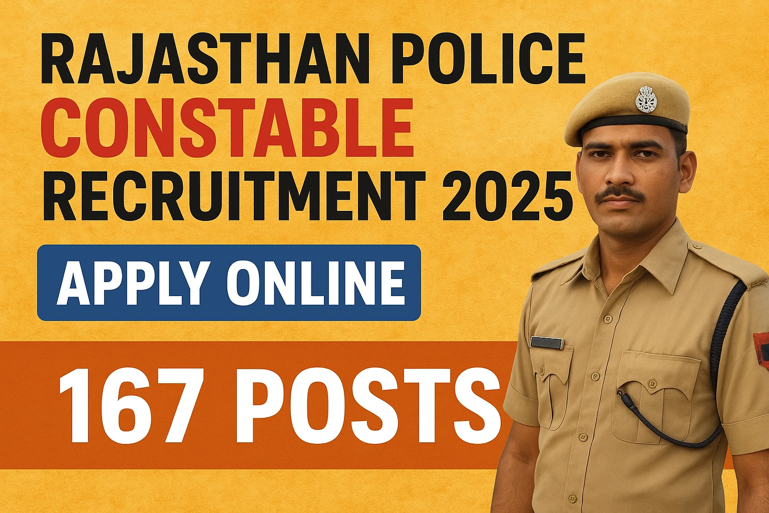 Rajasthan Police Constable Recruitment 2025