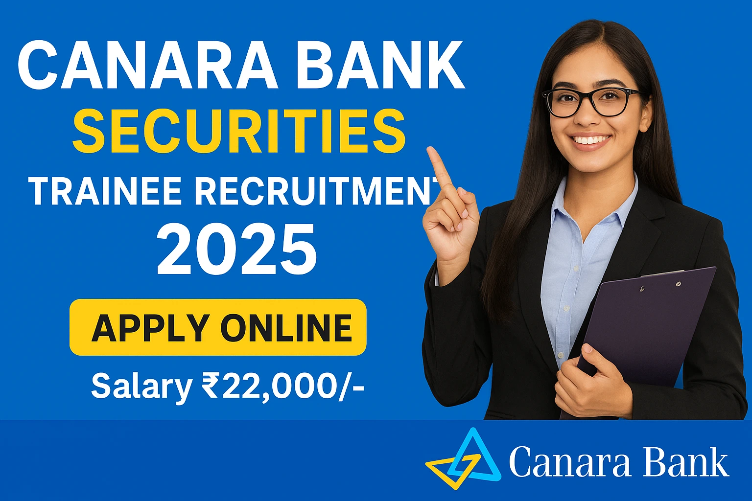 Canara Bank Securities Trainee Recruitment 2025