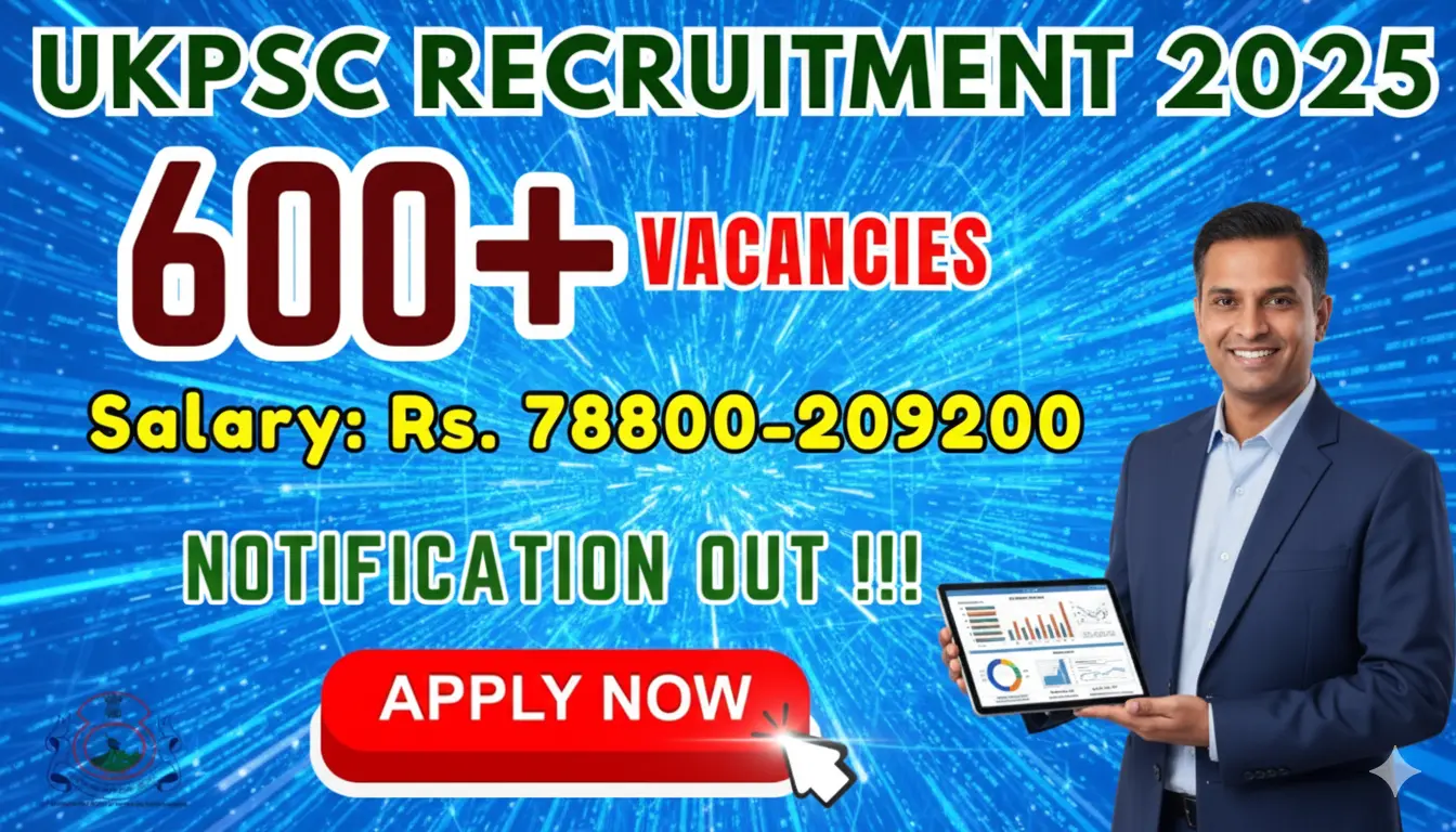 UKPSC Principal Recruitment 2025 – Apply Online for 692 Posts