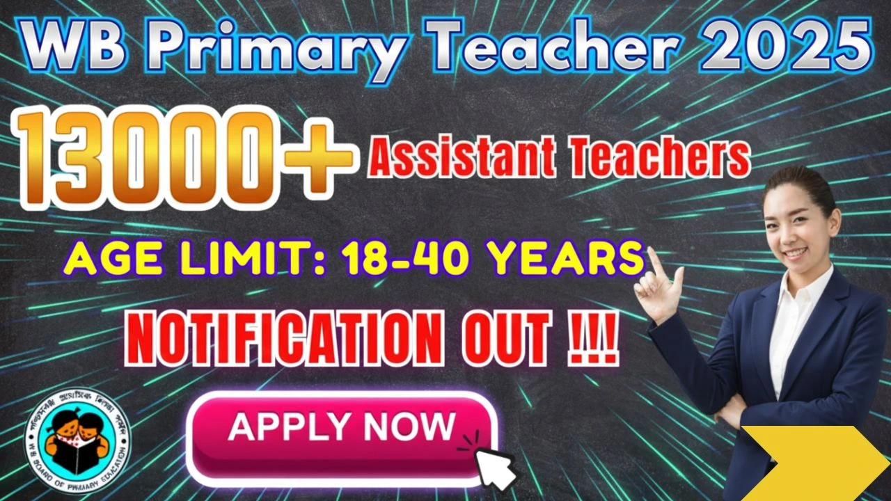 WB Primary Teacher Recruitment 2025