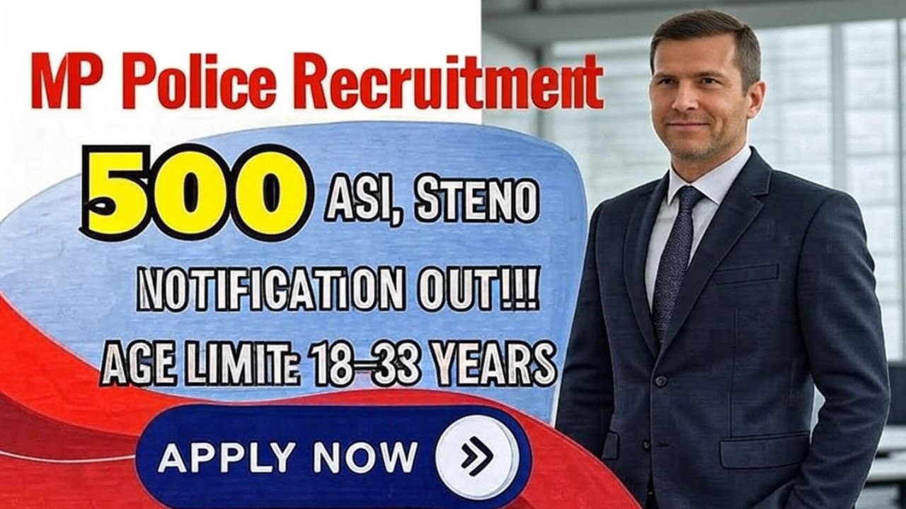 MP Police ASI Steno Recruitment 2025