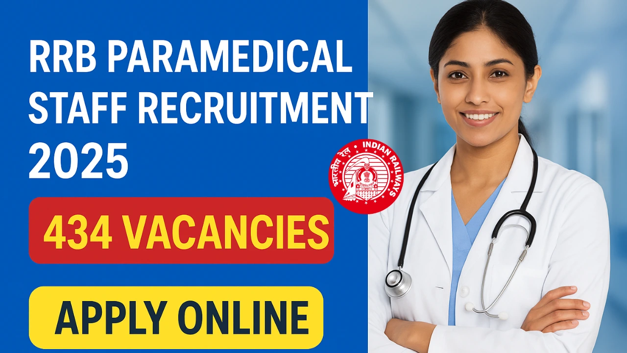 RRB Paramedical Staff Recruitment 2025