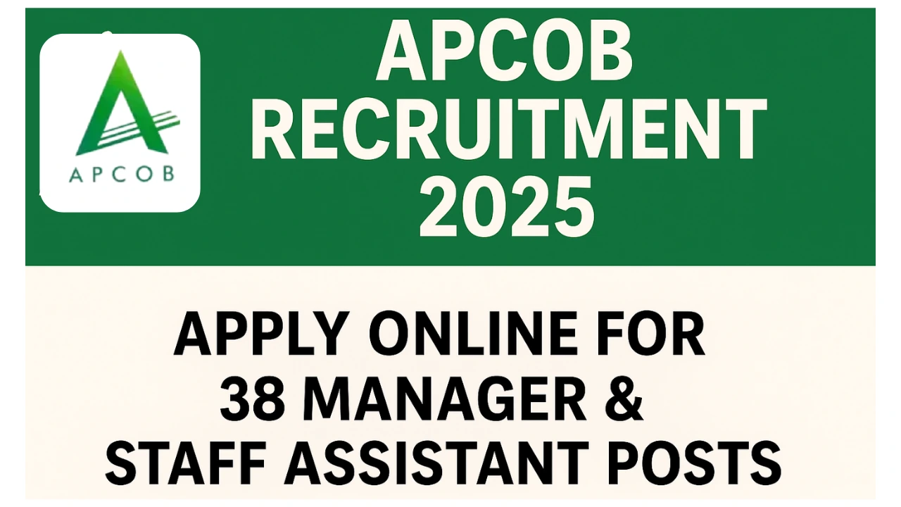 APCOB Recruitment 2025