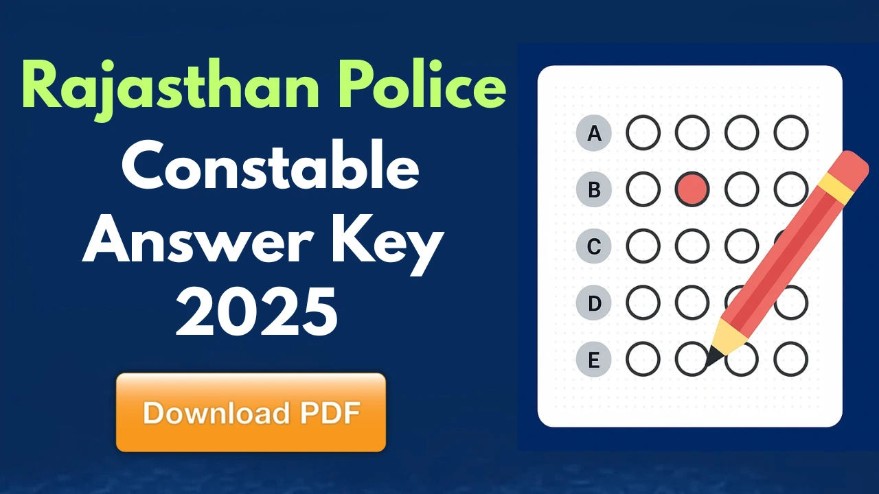 Rajasthan Police Constable Answer Key 2025